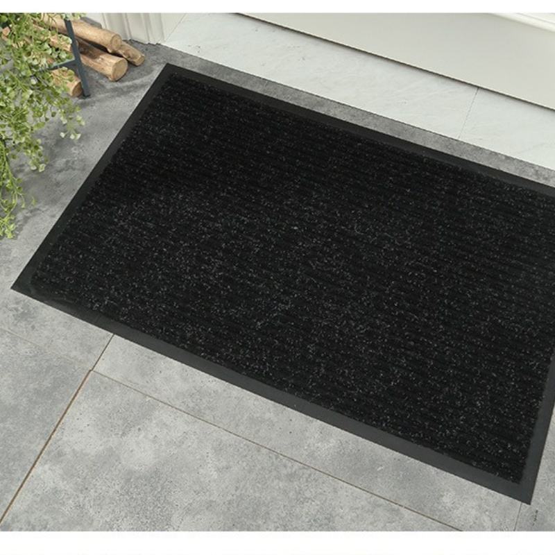 Paillasson noir absorbant la poussière