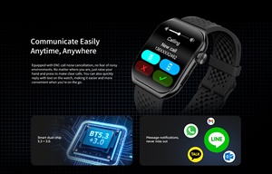 AM10B 스마트워치 1.43인치 AMOLED 곡면 스크린 466x466 BT 스포츠 워치폰 남성용 도매 판매 - Product Image 6