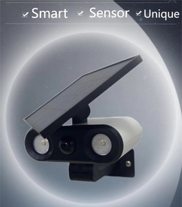 2025 hiện đại tường ánh sáng ngoài trời LED năng lượng mặt trời năng lượng tự sạc sân đèn ánh sáng và năng lượng mặt trời mô phỏng giám sát an ninh ánh sáng - Product Image 2