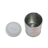 Boîte en métal ronde personnalisée pour poudre de matcha, avec couvercle hermétique, pour l'emballage alimentaire et les biscuits