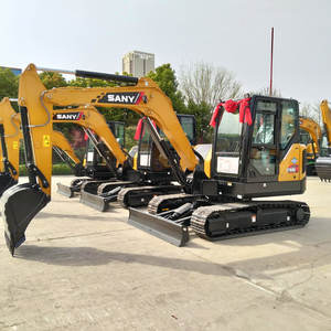 Excavadora pequeña SANY SY60C, excavadora de cadenas usada, precio bajo, envío gratis, nuevo modelo, hidráulica, agrícola - Product Image 5