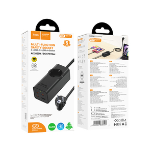 Hoco NS9 Wisdom 1-position PD 67W charge rapide 3C + 1A prise chargeur de bureau EU <span class=keywords><strong>GER</strong></span> adaptateur USB C - Product Image 6