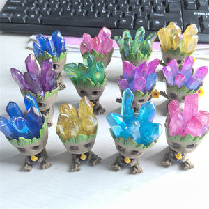 بيع بالجملة عينات كريستال طبيعية ملونة حرف grots Aura ديكورات لهدايا ديكور المنزل - Product Image 4