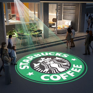 Projecteur de logo, lumières publicitaires personnalisées gratuites, 100W150W, lumière Gobo LED, enseigne commerciale, lampe de projection murale, étanche en extérieur IP67 - Product Image 3