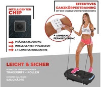 Machine d'exercice de fitness CE ROHS Entraîneur d'entraînement de plaque d'ajustement fou entier avec plaque de vibration en matériau ABS durable