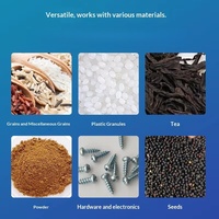 Zijdelingse verzegelings-, snij-, wikkel- en lijmmachine voor korrelvulling, elektrisch, voor thee en voedsel, 25 zakjes/min, papier/metaal/plastic, automatisch