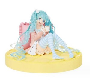 Muñeca de PVC QVersion Unisex de 14 <span class=keywords><strong>Años</strong></span>, Snow Miku, Japón, No Game No Life, Anime, Dibujos Animados, Figura de Acción, Talla M, DX034, Sin Original - Product Image 2