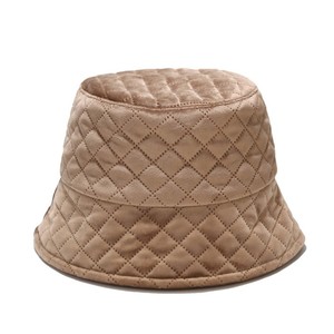 Mùa Đông Ấm Áp Trẻ Em Trẻ Em Fluffy Dệt Vải Satin Lót Sang Trọng Xô Hat Cap Có Thể Điều Chỉnh - Product Image 5