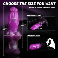 Modèle Noneoem GS271, jouet pour hommes débutants et avancés, extra doux, grand plug anal en silicone imperméable IPX5, masseur de prostate