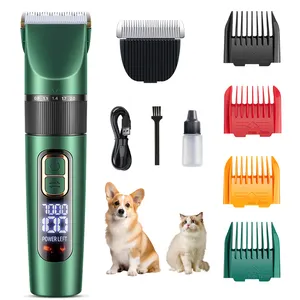 2024 Electric Best Cat Clippers for Matted Hair Waterproof Pet Dog Grooming Shaver Machine Silent Pet Trimmer