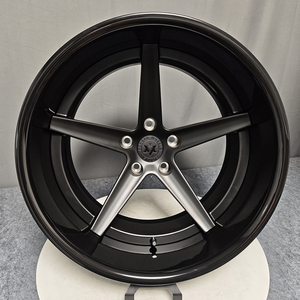 Nouvelles jantes en alliage forgé Viaol 4 pièces, finition satin noir, design concave 30 mm, déport profond, 5x114.3 5x120 C7 C8 RS6 RS7 pour voiture et remorque - Product Image 4