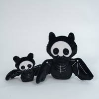 Peluche chauve-souris pour Halloween, jouet en peluche doux, cadeau de Halloween, poupée
