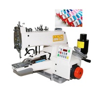 Machine à coudre industrielle pour la pose de boutons, la création de boutonnières, la couture d'étiquettes de chaussettes et la pose de boutons sur étiquettes de vêtements personnalisées - Prix