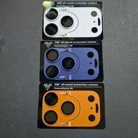 Film de protection d'objectif d'appareil photo AR AF pour iPhone 17 Pro Max, support de protection d'objectif d'appareil photo en métal mat anti-reflet pour iPhone 18 Pro