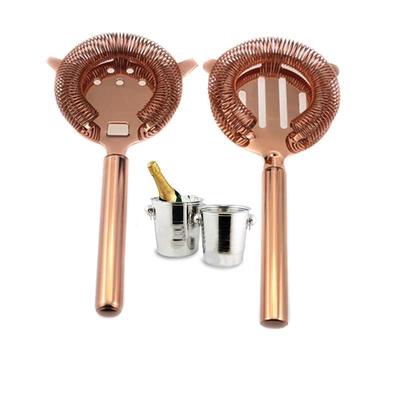 Ice strainer stainless steel shaker bar