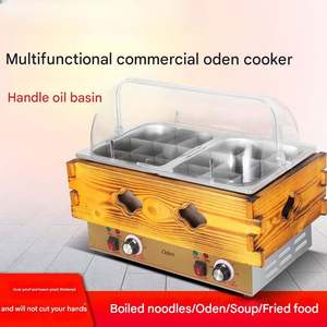 Máquina de Cocina Oden Kanto con Revestimiento de Madera, Olla Eléctrica de Acero Inoxidable con Control Eléctrico - Product Image 2