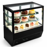 Jinfugui Porte en verre commerciale Double température Affichage des boissons Refroidisseur 450L vertical Boisson Réfrigérateur