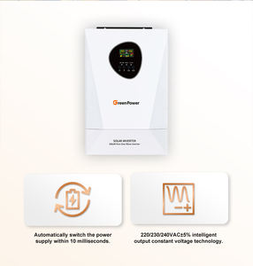 6.2kw高周波オフグリッドソーラーインバーター純粋正弦波48V Pwm 8.6KW 11KW 6200w 6200ワットハイブリッドソーラーインバーター - Product Image 4