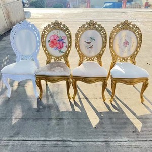 Chaise Louis en plastique blanc de haute qualité, durable et de style moderne, pour les mariages, les fêtes, les salons, les entrées, les hôtels - Product Image 2