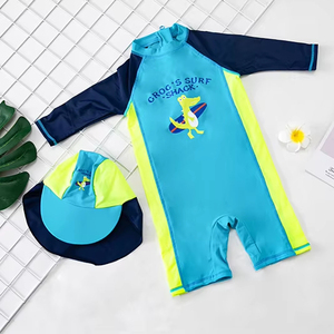 JJYM-CLBEY tissu recyclé maillots <span class=keywords><strong>de</strong></span> <span class=keywords><strong>bain</strong></span> enfant en bas âge à manches longues <span class=keywords><strong>maillot</strong></span> <span class=keywords><strong>de</strong></span> <span class=keywords><strong>bain</strong></span> garçon mode une pièce vêtements <span class=keywords><strong>de</strong></span> plage - Product Image 1