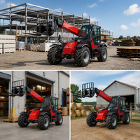 Chariot télescopique compact, accessoires à changement rapide, machine tout-terrain pour différentes applications industrielles