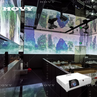 Projecteur laser interactif immersif pour divers scénarios, projection intérieure avec Wi-Fi intégré et 3D pour restaurant, salle de banquet