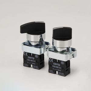 Interrupteur à bouton-poussoir plat CNTD Changde CB2-BD21 avec voyant lumineux, fonction de verrouillage/réinitialisation automatique, interrupteurs rotatifs électriques - Product Image 1