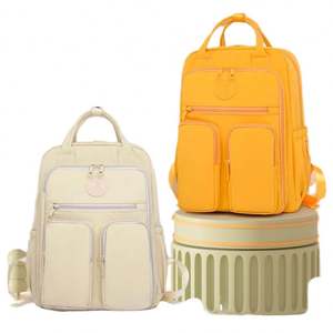 Mochilas de cuero suave de alta calidad para mujer, bolsos de viaje a la moda para mujer, bolsos escolares de gran capacidad de nu - Product Image 4