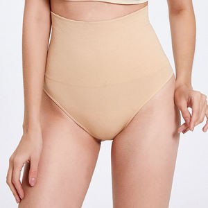 Slip modellante sexy a vita media per donna, pantaloncini contenitivi a vita alta, intimo snellente ed elasticizzato per il controllo della pancia - Product Image 3