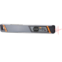 Industrial 400mm Multi-functional Magnetic Digital Level Instrument LED Display Horizontal/Vertical Cross-Line Laser Aluminium