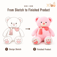 Ours en peluche personnalisés en gros, grandes poupées, fabrication professionnelle OEM de figurines, cadeaux compagnons pour enfants