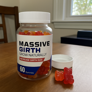 Gomitas de <span class=keywords><strong>Ashwagandha</strong></span> Naturales para Hombres Adultos, Suplemento que Mejora el Estado de Ánimo y la Energía, con 60 Gomitas de Berberisca Africana - Product Image 6