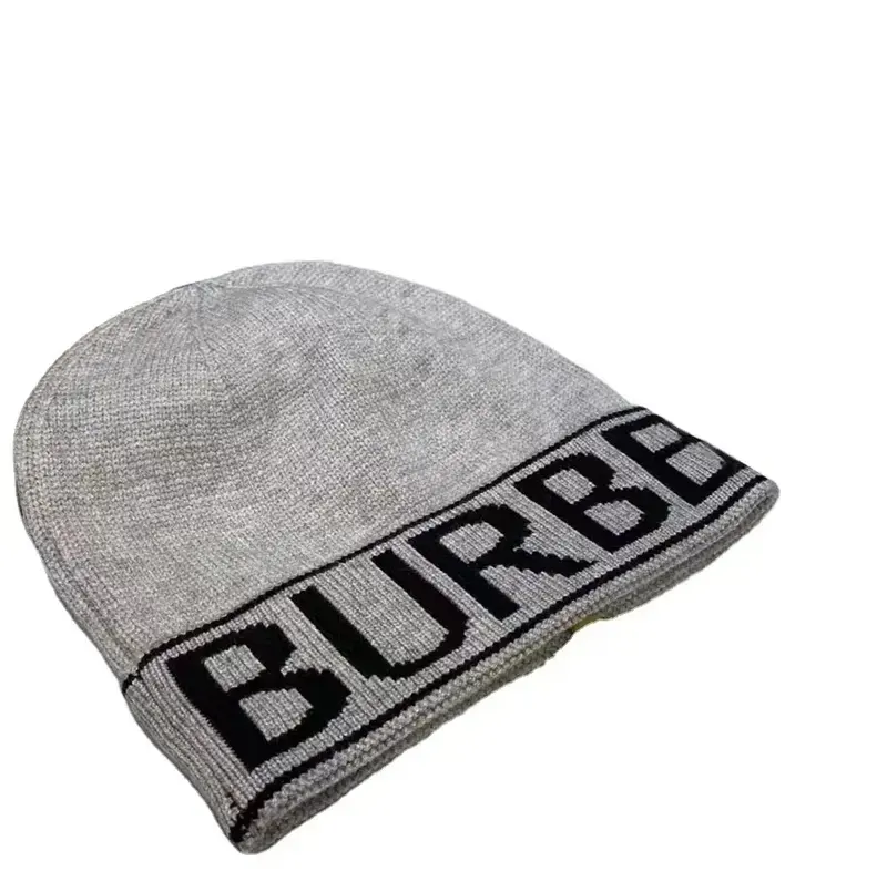 Mode Multi-Color Winter Cap Gebreide Custom Logo Wollen Muts Voor Mannen Dames