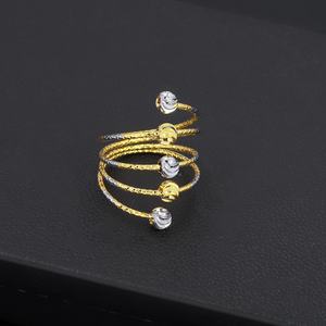 Anillo de Dedo Clásico de 3 Colores para Mujer Jxx, Material de Latón Chapado en Oro Rosa y Plata, Anillo de Boda, Joyería de Moda - Product Image 2