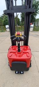 Apiladores semieléctricos de elevación apilador de palets tipo andar carretilla elevadora apilable eléctrica para la venta - Product Image 5