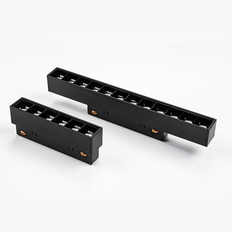 Новый дизайн, линейный Трековый светильник, магнитная трековая система, светодиодный Трековый светильник с регулируемой яркостью, 48 В постоянного тока, 12 Вт