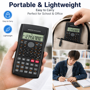 Calcolatrice Scientifica alla <span class=keywords><strong>Moda</strong></span> per Studenti e Professionisti, Articolo di Cancelleria Scolastica con Alimentazione a Batteria - Product Image 5