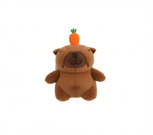 Llavero de peluche con forma de oso y zanahoria, suave, de dibujos animados, en 3D, ideal para regalo - Product Image 1