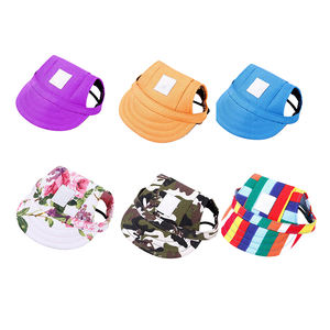 강아지 야구 모자 폴리에스터 OPP 백 겨울 모자 야외 착용 지속 가능한 애완동물 모자 Famicheer BSCI 허스키 래브라도 프린트 빅 블랙 - Product Image 1