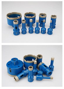 Pexmientas 10 PCS <strong>Tile</strong> <strong>Drill</strong> <strong>Bit</strong> <strong>Set</strong> Diamond Core <strong>Drill</strong> <strong>Bits</strong> <strong>Set</strong> Marble <strong>Tile</strong> Ceramic Granite Vacuum Brazed Diamond Hole Saw Kit - Product Image 3
