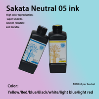 Sakata Neutral 05UV UV original pour imprimantes à plat numériques avec G5/G6 Konica certifié MSDS