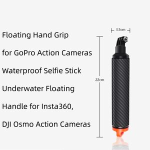 Poignée de maintien flottante étanche pour monopode, support de caméra d'action pour <span class=keywords><strong>GoPro</strong></span> Hero 13 12 11 10 9 <span class=keywords><strong>8</strong></span> DJI Osmo 6 5 Pro Insta360 X5 Go Ultra - Product Image 4
