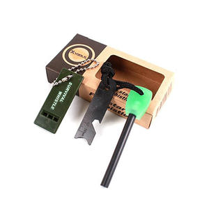 Kit de survie multifonctionnel pour l'extérieur avec bâton de magnésium et sifflet d'urgence pour la chasse et l'utilisation tactique - Product Image 6