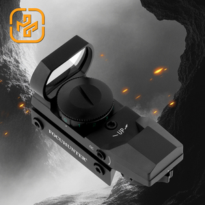 FOCUHUNTER Mirino Tattico 1X22X33mm Antiurto a 4 Reticoli Red Dot Reflex Sight Mirino a Punto Rosso e Verde per <span class=keywords><strong>Caccia</strong></span> all'Aperto - Product Image 2