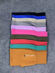 Vente chaude femmes taille haute Plaid Yoga Shorts sans couture large ceinture motard sport <span class=keywords><strong>Tropa</strong></span> Deportiva motif solide - Product Image 3