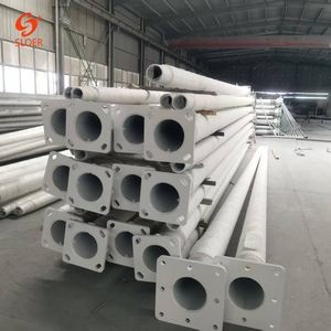 <span class=keywords><strong>Lampadaire</strong></span> extérieur LED en <span class=keywords><strong>fer</strong></span> <span class=keywords><strong>forgé</strong></span> galvanisé de 6 pouces, 8 m, en fonte de <span class=keywords><strong>fer</strong></span> SLOER pour éclairage public - Product Image 1