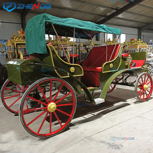 Carruaje Turístico Verde ZD-SC51, Estilo <span class=keywords><strong>Cenicienta</strong></span>, para Transporte Especializado en Paseos Turísticos - Product Image 1