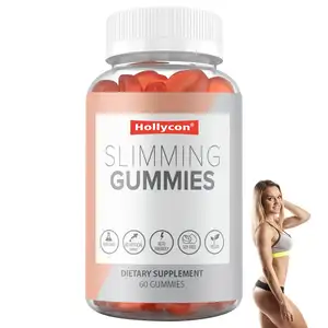 Factory Custom Private Label 60pcs Fat Burning Lose Weight Supplement Slimming Gummies