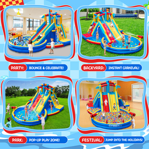 FBSPORT Château gonflable aquatique commercial <span class=keywords><strong>en</strong></span> gros, toboggan aquatique, châteaux gonflables <span class=keywords><strong>pas</strong></span> chers, équipement de terrain de jeu intérieur pour enfants - Product Image 3