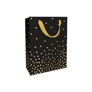 Braun + Empresa BRAUN + EMPRESA Tasche Puntos Dorados 26x36x13cm Schwarz - Product Image 1